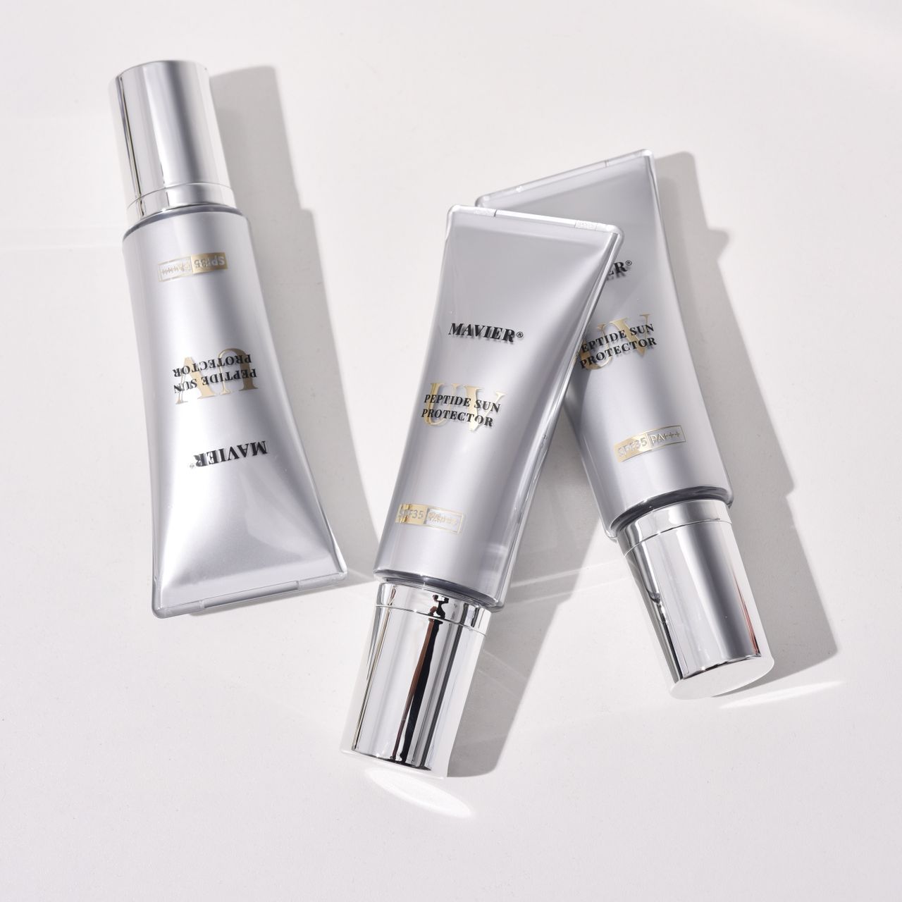 Mavier |  PEPTIDE SUN PROTECTOR SPF<span class="rachel">35</span>/PA+++
零粉感精华防晒